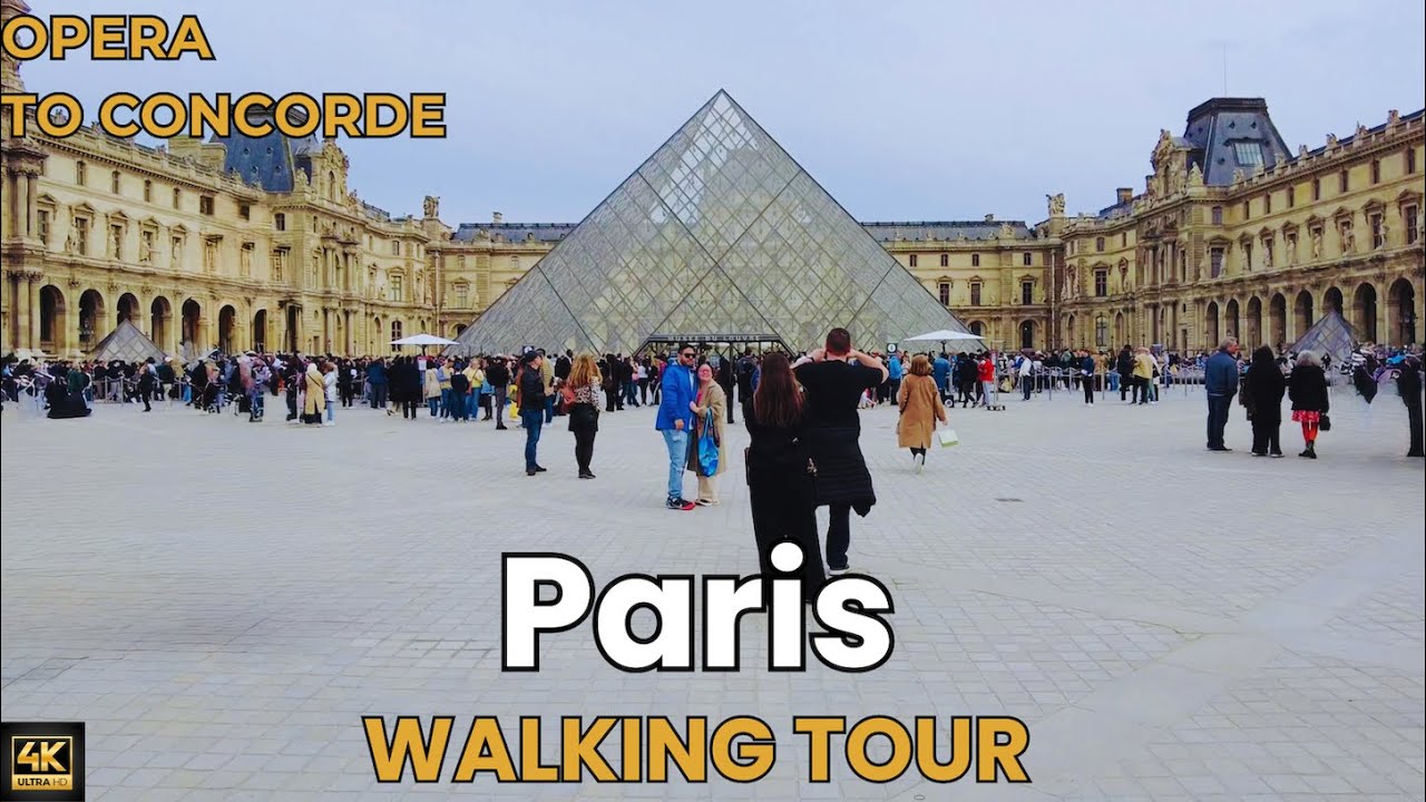 Paris 4K Walk – From Opéra to Concorde: The Most Iconic Walk in Paris?