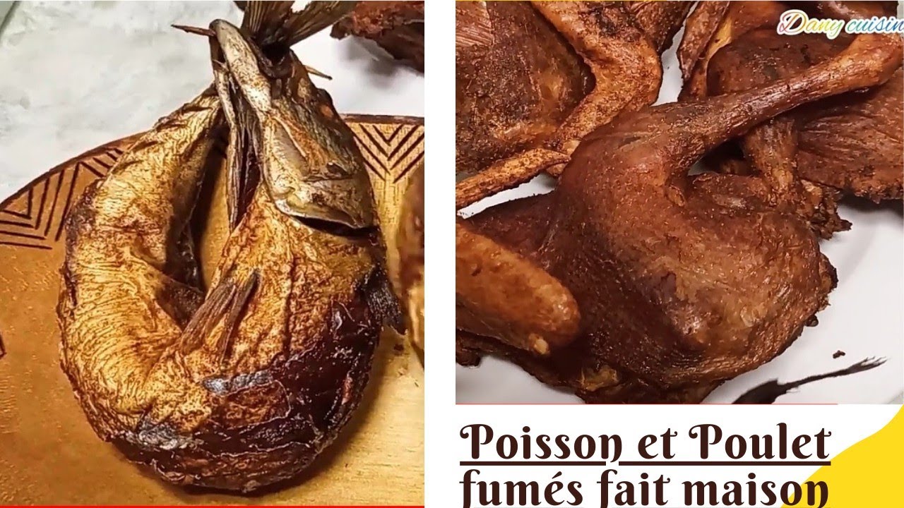 🌸Comment fumer le POULET et le  POISSON à l'africaine en Occident ?#poisson#fumer#poule#danycuisine