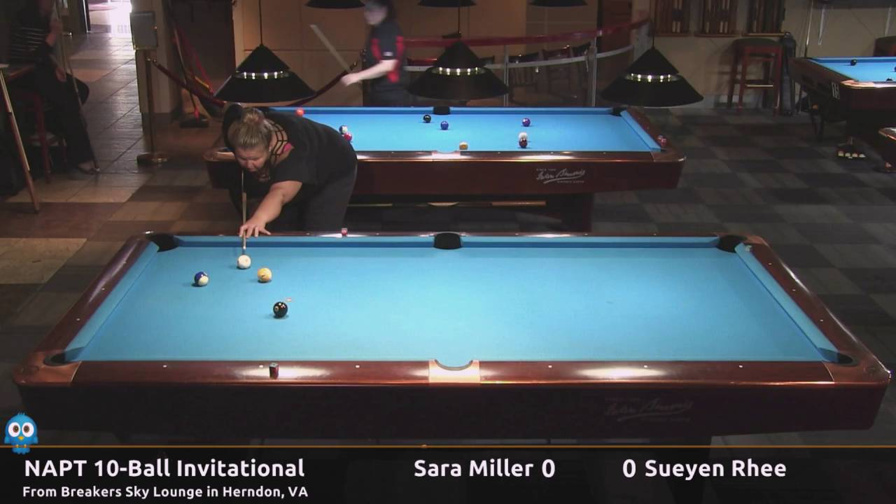Sara Miller vs Sueyen Rhee - NAPT Inaugural 10-Ball Invitational