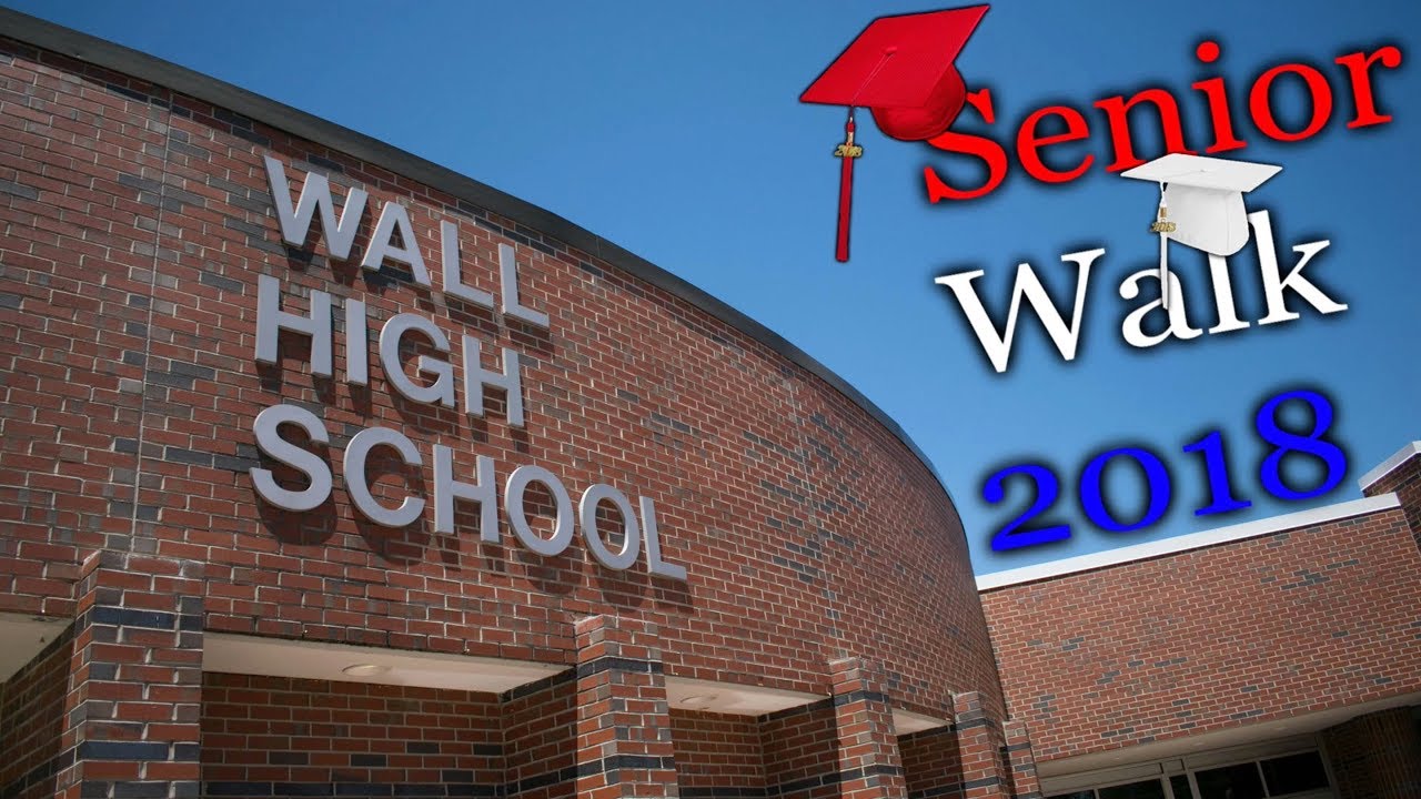 Wall High School Senior Walk 2018