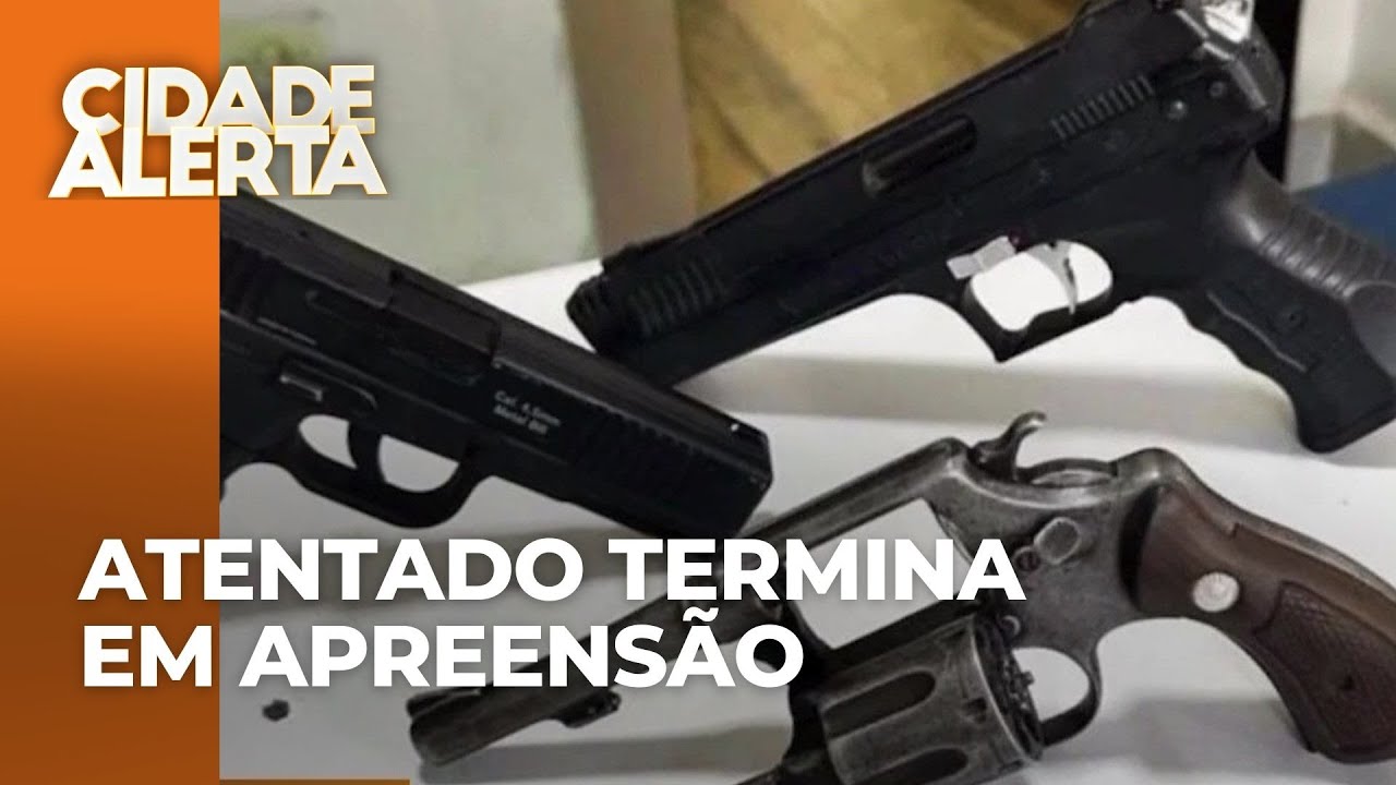Polícia apreende revólver e réplicas de pistola após atentado em Santa Fé, no PR