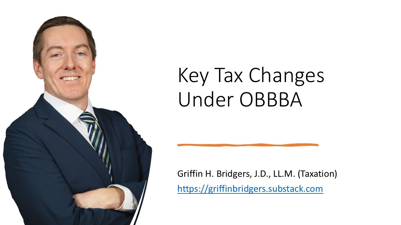 A High-Level Overview of Tax Law Changes Under OBBBA
