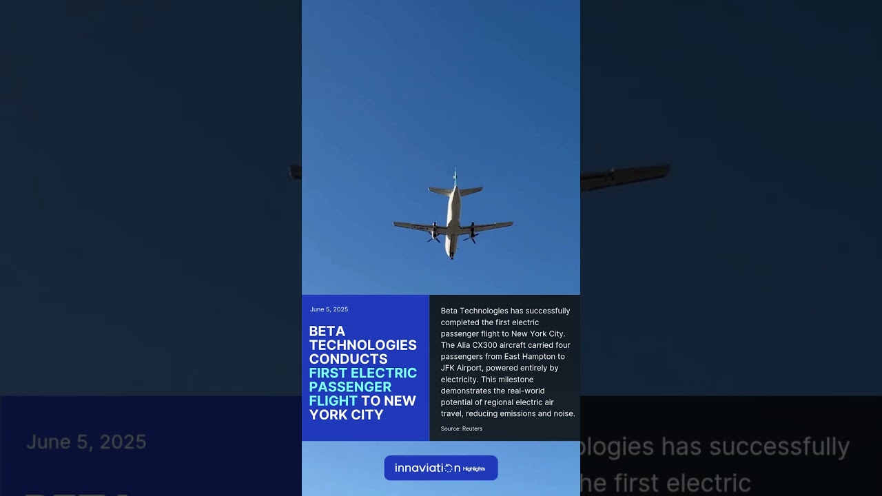 Innavation Highlights 06/02/2025-06/08/2025 #airportofthefuture #aviationfuture #aviationinnovation