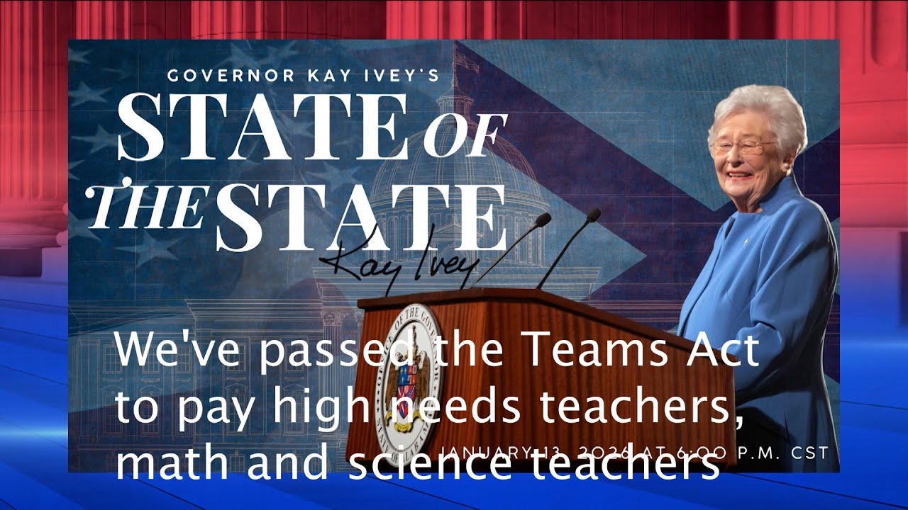 Gov. Kay Ivey - State of the State Address - January 13, 2026
