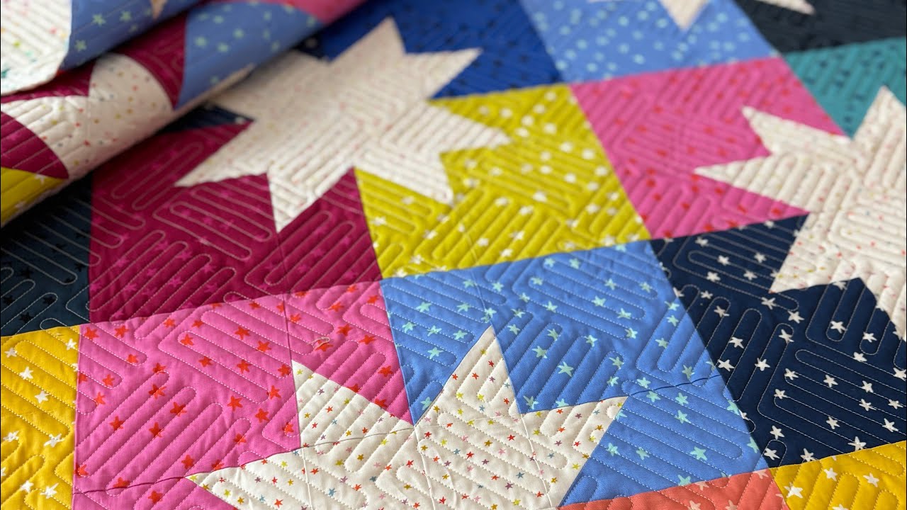 Color Pop by Quilty Love, Dragon Fruit by Tula Pink, Sherbet Sunshine by Corey Yoder - Video 166