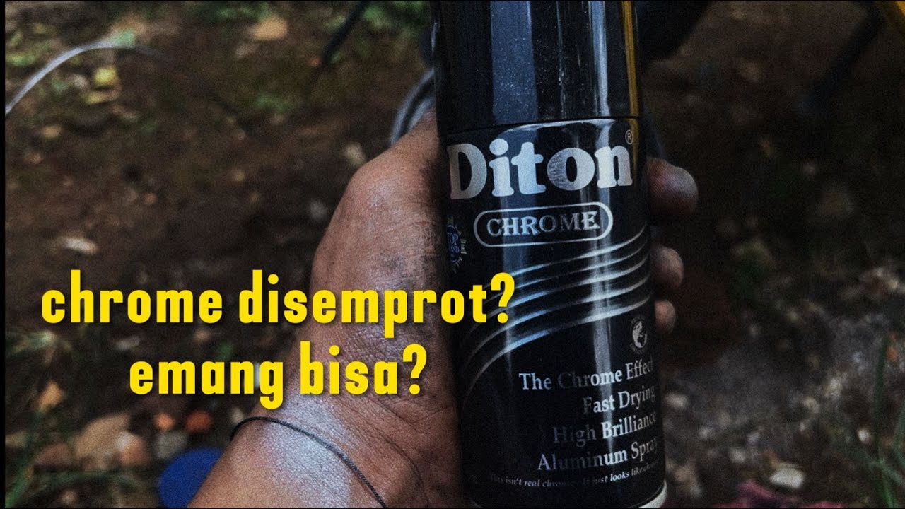 CHROME TAPI KOK GINI? || CAT MURAH MERIAH KAKI KAKI VESPA