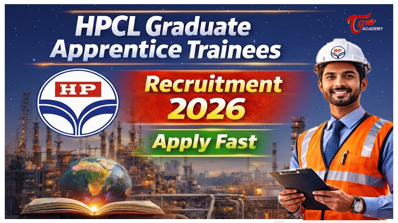 HPCL Recruitment 2026 | Graduate Apprentice Trainees | Full Detail in Telugu | Tone Academy
