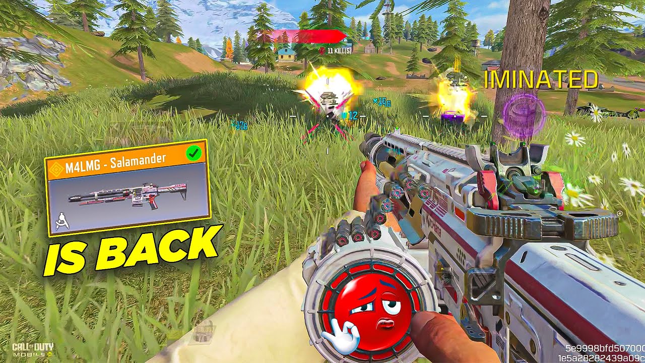 THE BEAST LMG M4LMG IS BACK AND BREAKING LOBBIES 😍 IN COD MOBILE