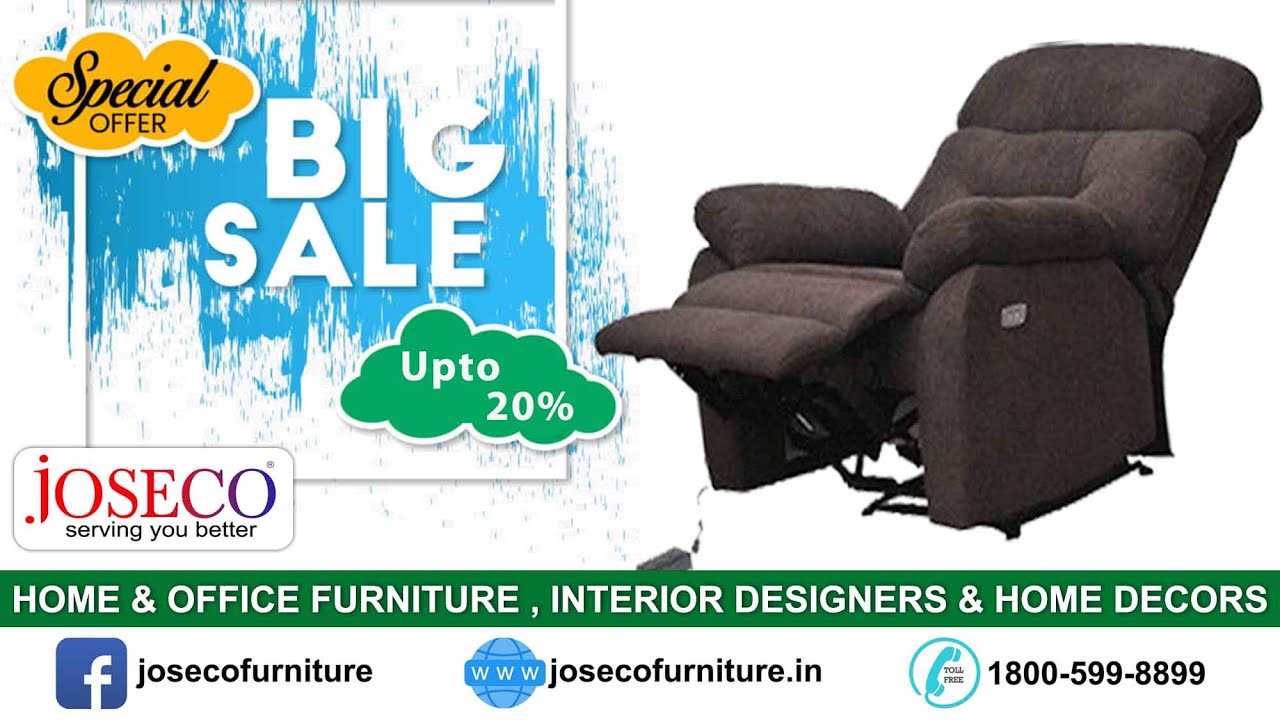 Recliner with SWITCH Control | JOSECO Furniture | Marthandam | Nagercoil | Thiruvananthapuram