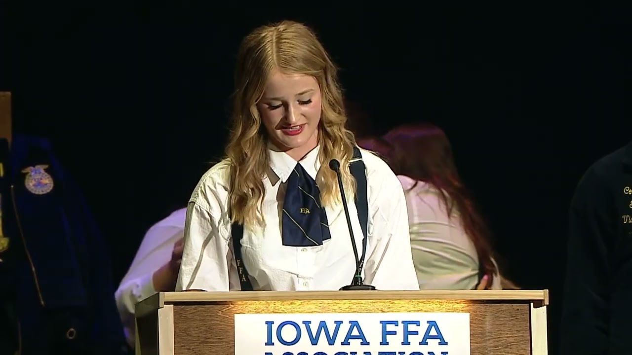 Election of 2024-2025 Iowa FFA State Officer Team