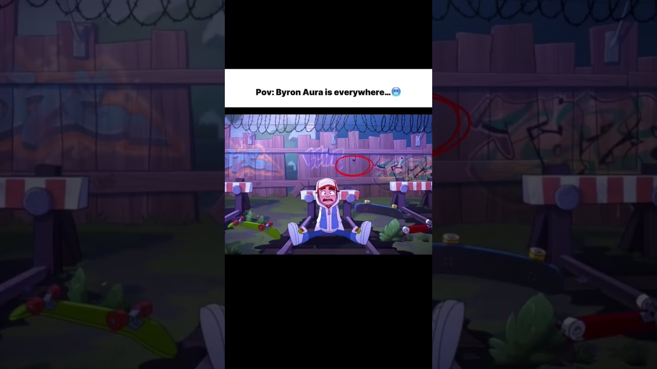 Byron is everywhere🥶 #brawlstars #viralshort #edit