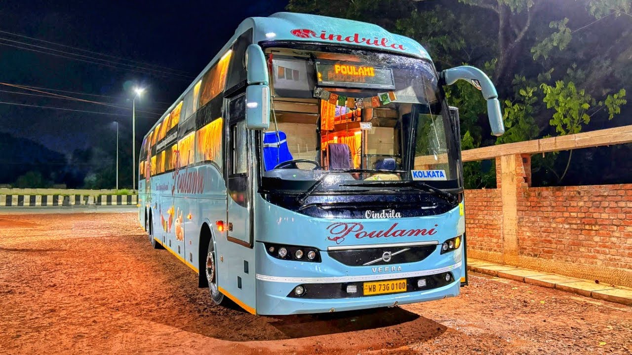 Путешествие. ПУЛАМИ ПАРИБАХАН | Поездка Volvo 9400 B11R из Мальды в Калькутту