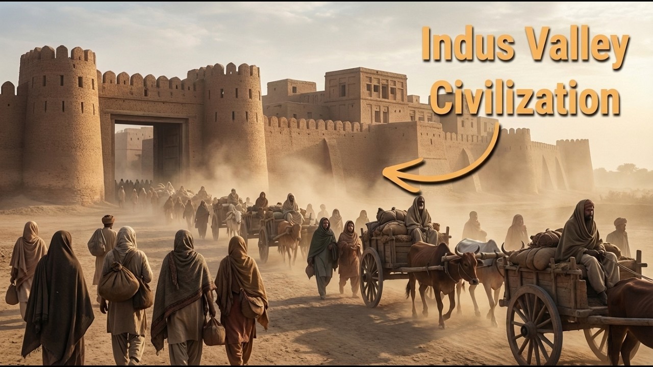 The Indus Valley Civilization | A Day in an Ancient Harappan City ( (2000 BC AI Reconstruction)