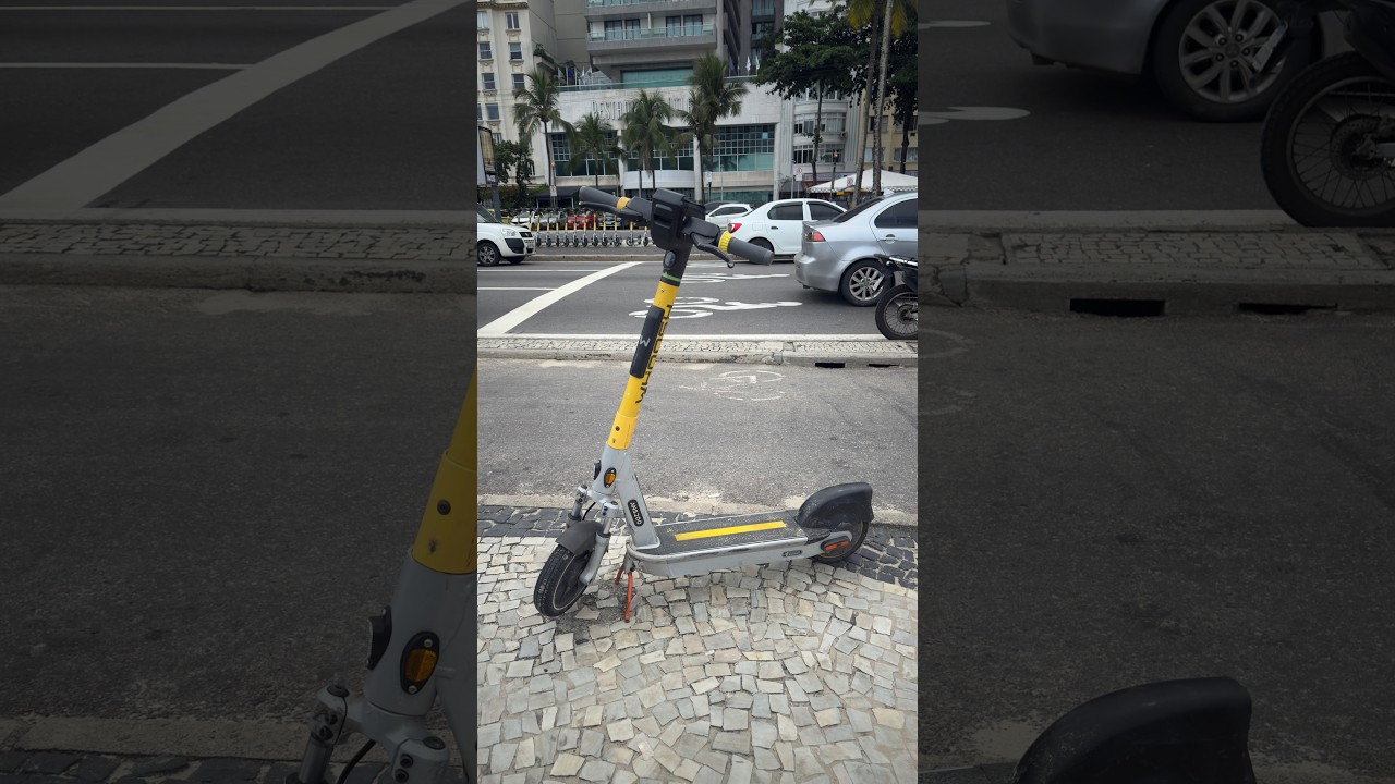 whoosh .. recorrido en monopatin electrico playa copacabana rio de janeiro brasil !!