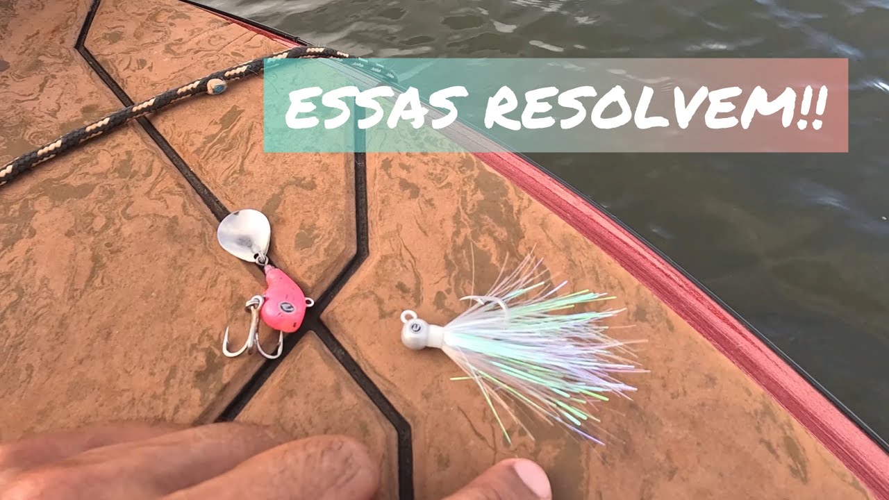 ESSAS ISCAS SALVAM MUITA PESCARIA! Spintail e Jig da Itaipu Jigs 