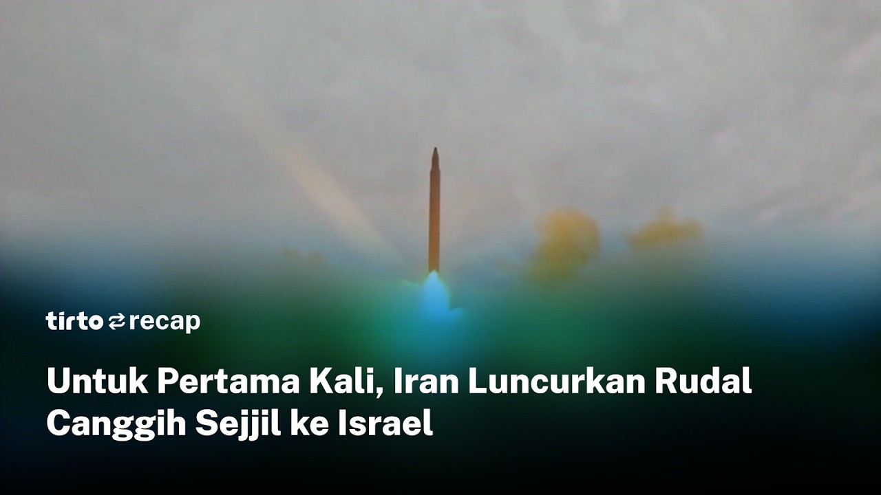 Iran Rilis Video Peluncuran Perdana Rudal Canggih Sejjil ke Israel | Tirto Recap