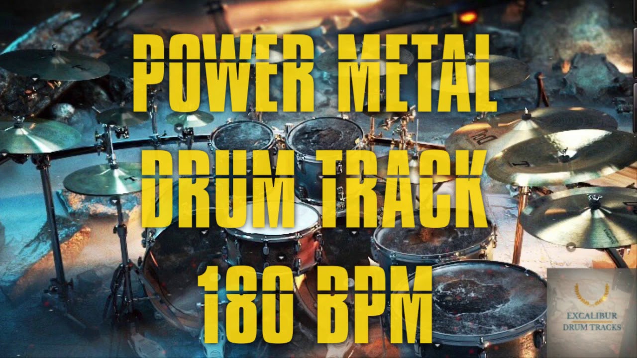 Power Metal Drum Track - 180 BPM