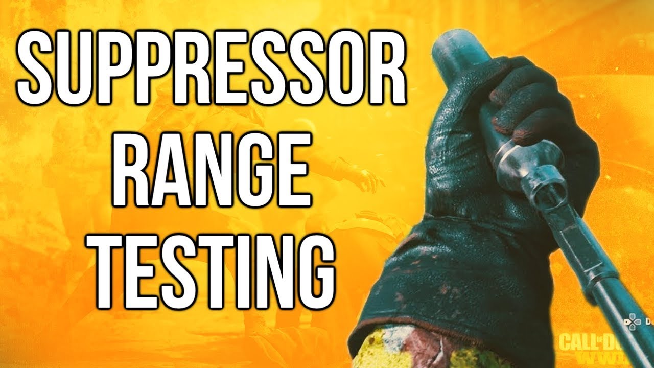WW2 In Depth: Suppressor Range Testing (Call of Duty: WWII)