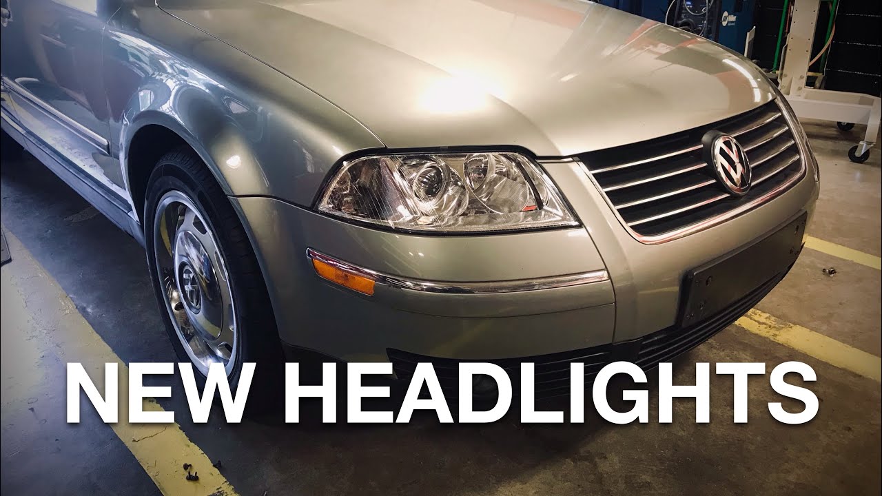 Replacing headlight assembly for 2004 Volkswagen B5.5 Passat