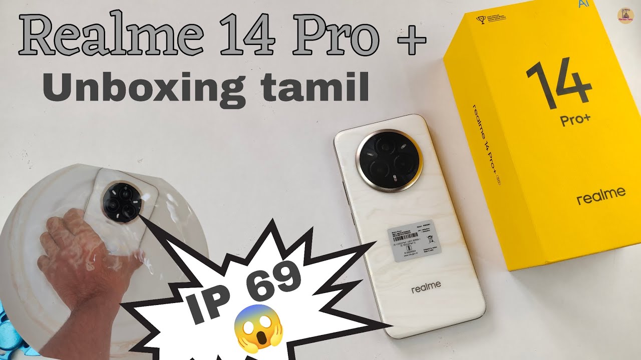 Realme 14 Pro plus Unboxing tamil//Quad Curved display, IP69, 3840Hz PWM Technology//Few Tech Tamil