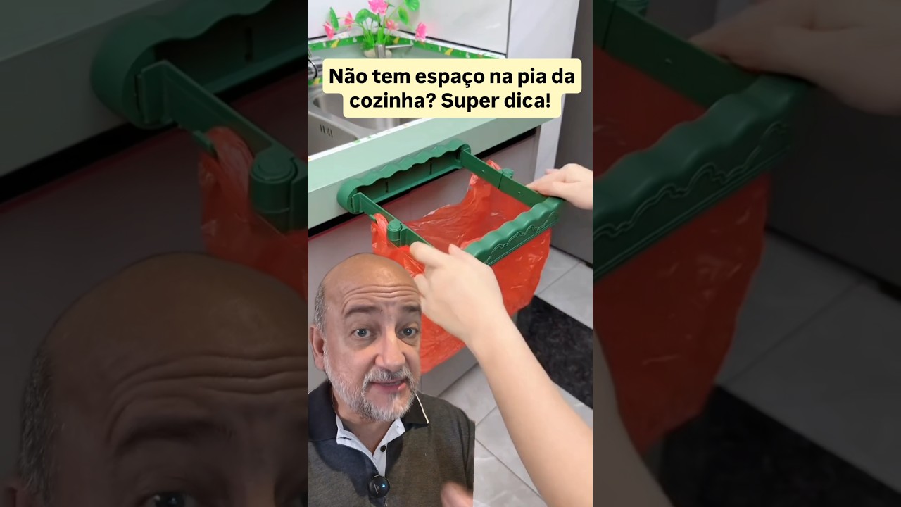 Não tem espaço na pia da cozinha? super dica!👍😄