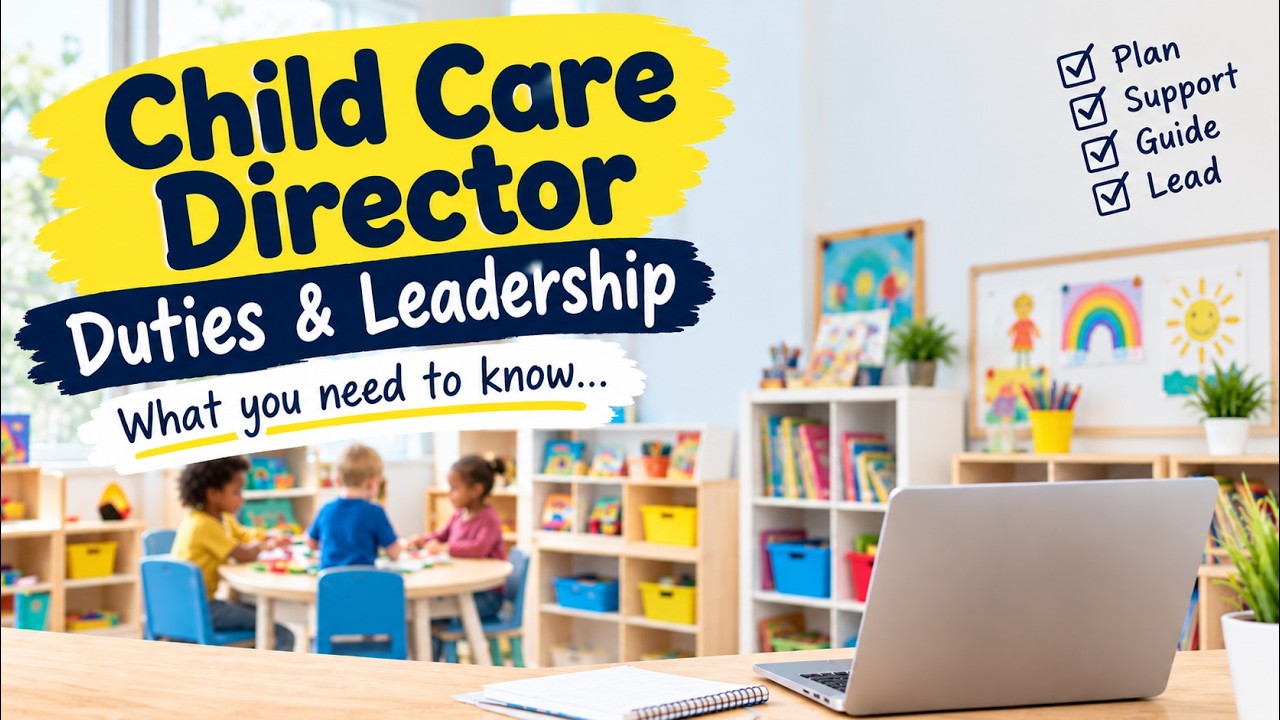 Child Care Director Duties & Leadership| What you need to know...