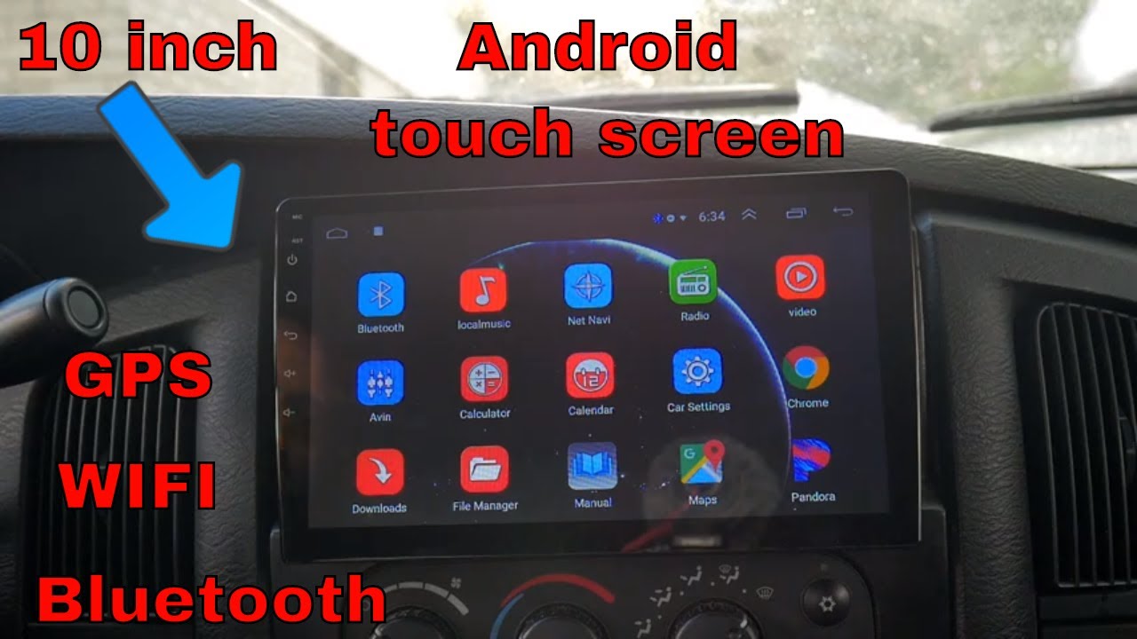 ДЕШЕВАЯ автомобильная магнитола Android с сенсорным экраном 10 дюймов (51 доллар)
