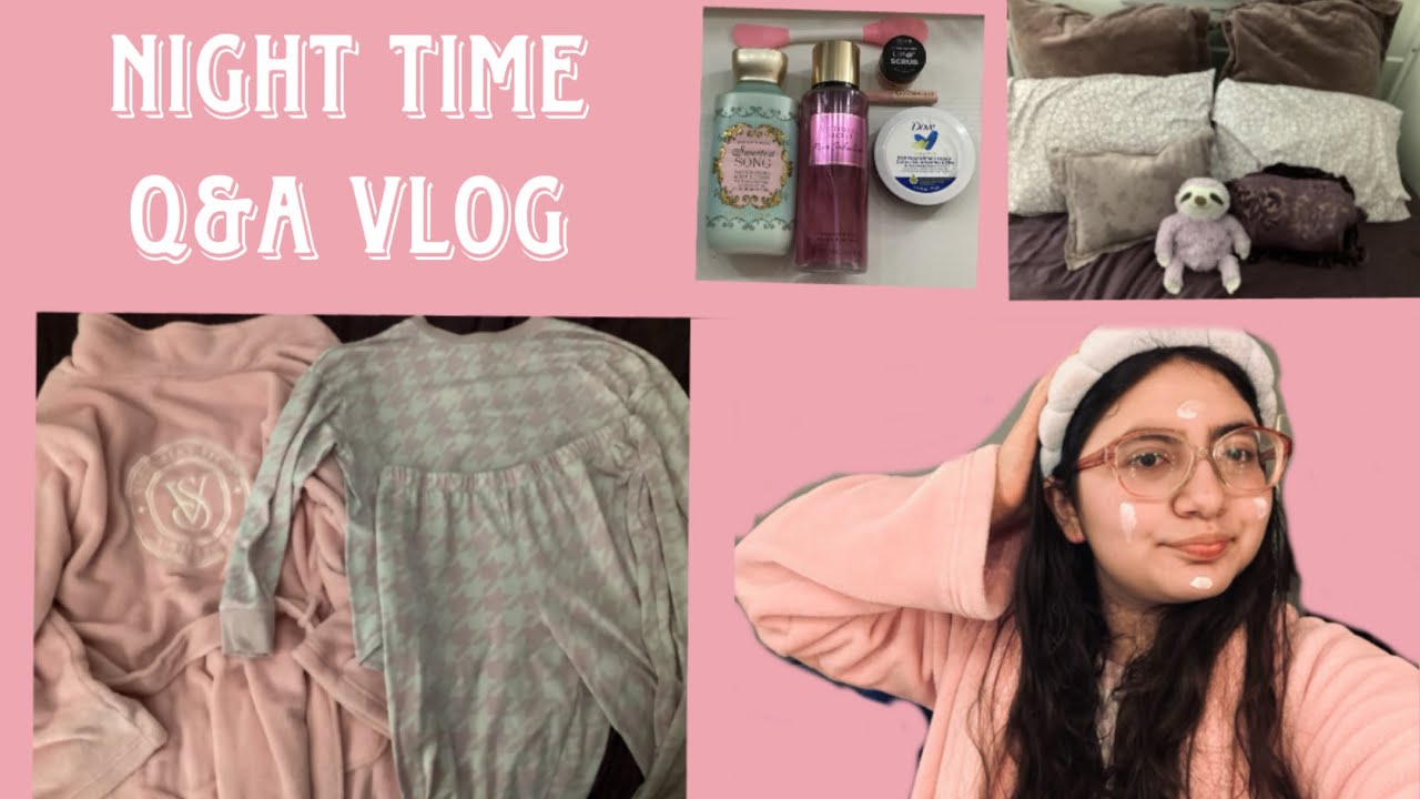 🩷 Nighttime vlog 🌙 | Cozy Night Routine + Q&A 🩷