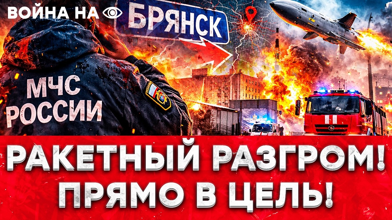 Украина устроила АД В БРЯНСКЕ - прилет за прилетом! Storm Shadow РАЗНЕСЛИ завод ракет! КАДРЫ ОГОНЬ!