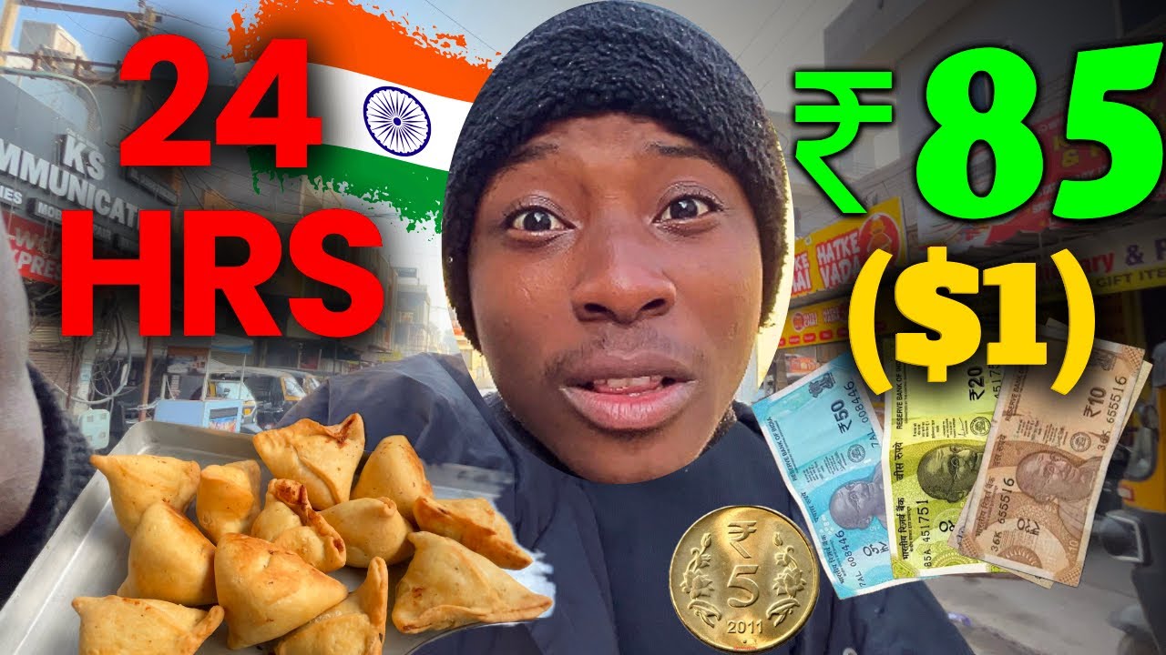 ВЫЖИТЬ НА 1 ДОЛЛАР В ТЕЧЕНИЕ 24 ЧАСОВ В ИНДИИ 🇮🇳 ЧЕЛЛЕНДЖ || ЧЕЛЛЕНДЖ НА ВЫЖИВАНИЕ С БЮДЖЕТОМ