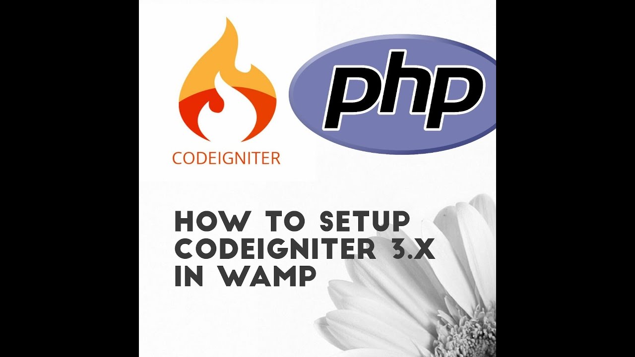 How to Install CodeIgniter 3.x in WAMP - Windows