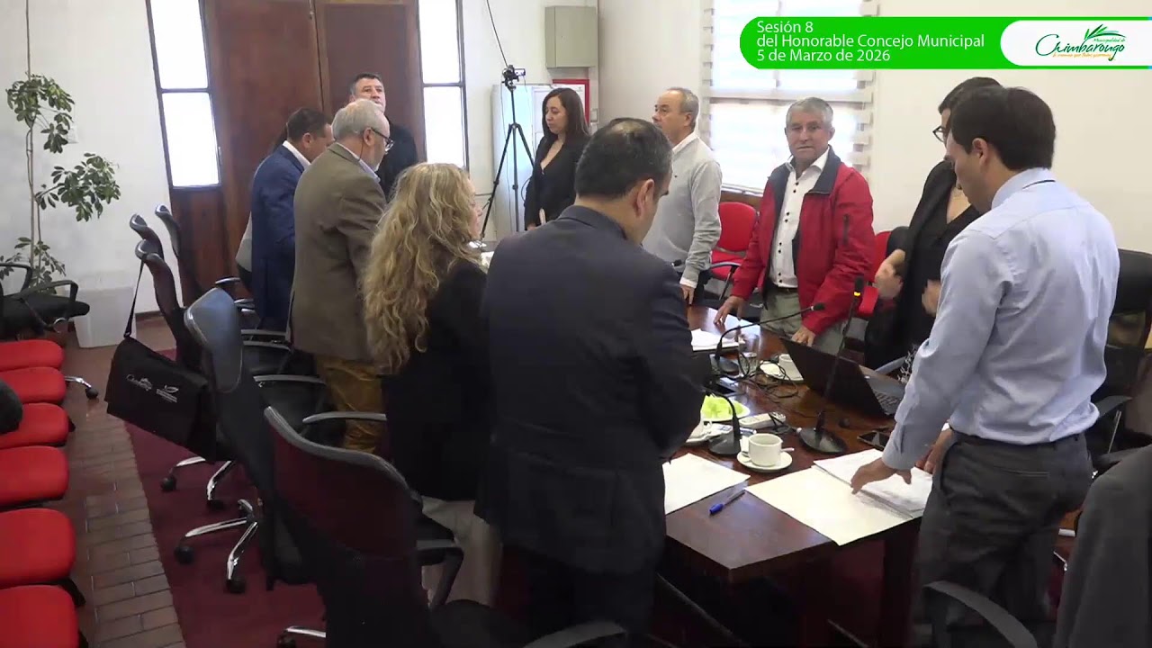 Sesión 8 del Honorable Concejo Municipal