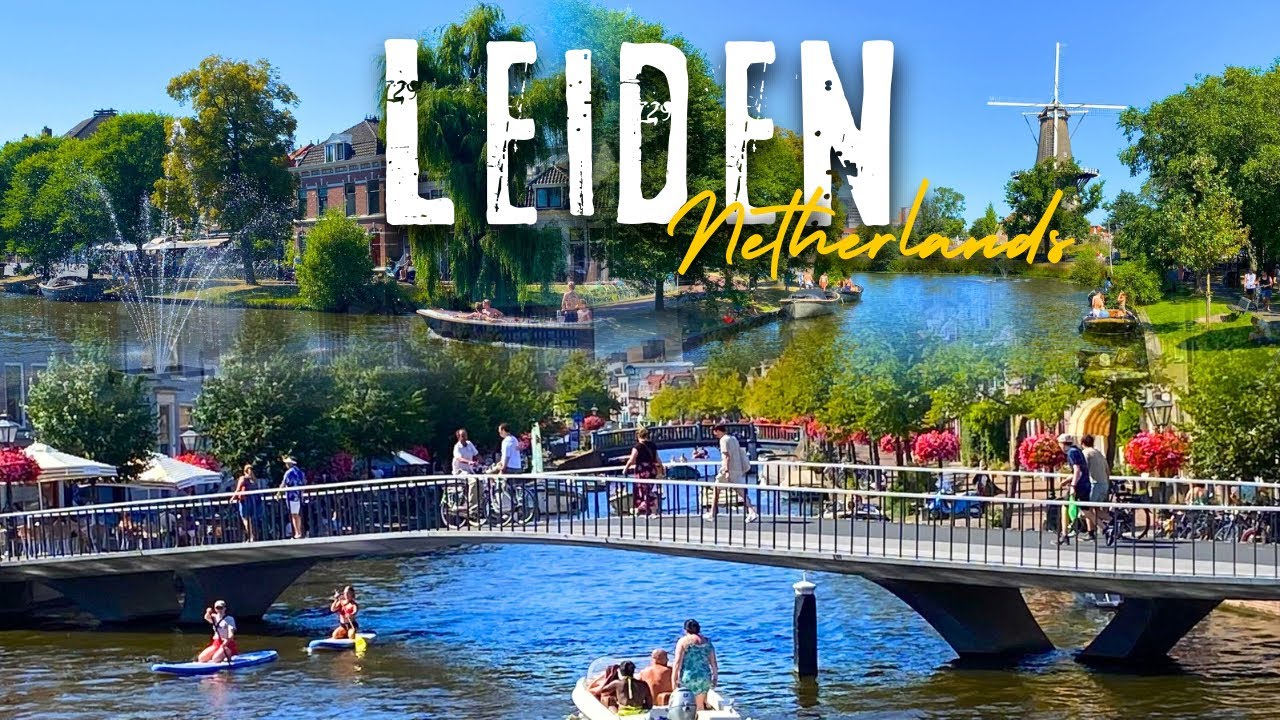 🇳🇱 LEIDEN, NETHERLANDS - Is it a place worth to visit? | Best spots in the city | Leiden Tour in 4K