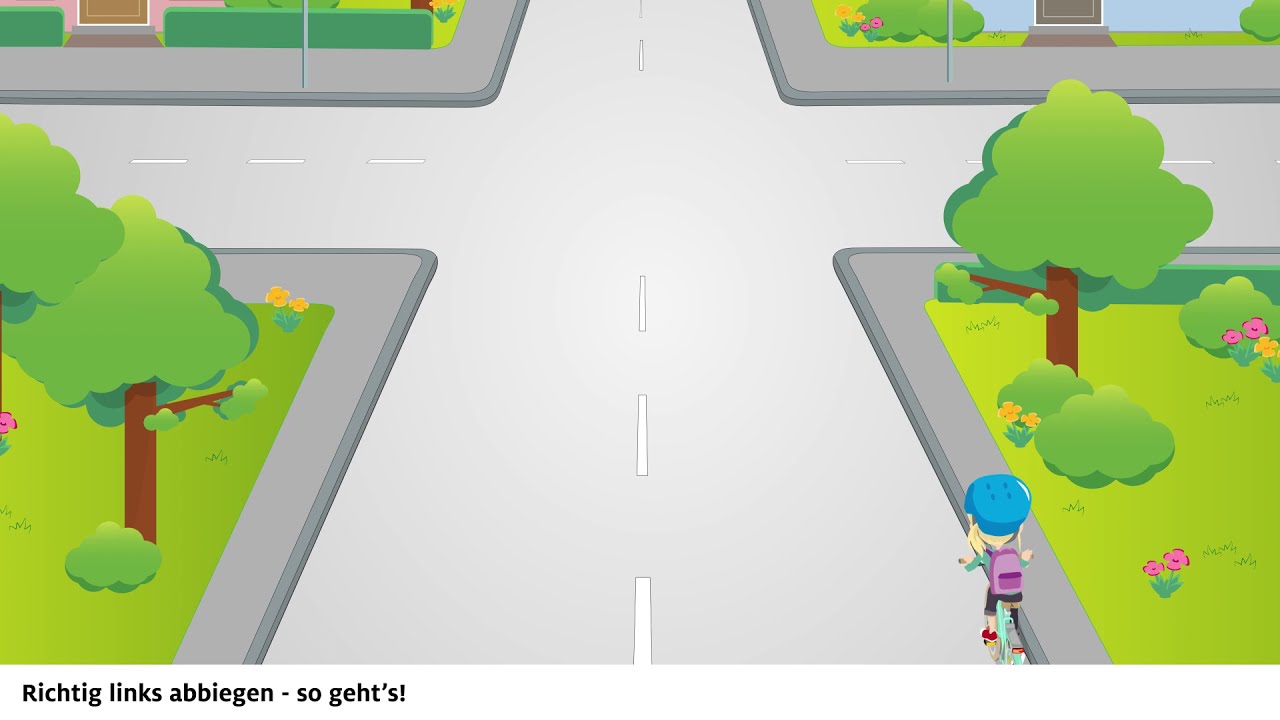Verkehrshelden Unterwegs | Linksabbiegen mit dem Fahrrad