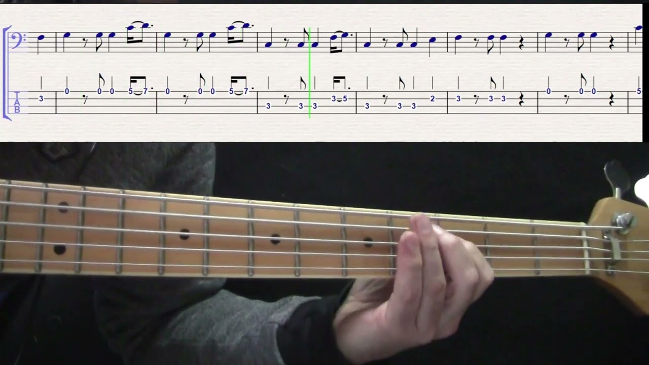 Creedence have you ever seen the rain Tutorial Bajo Bass + Pista 4 o 5 cuerdas