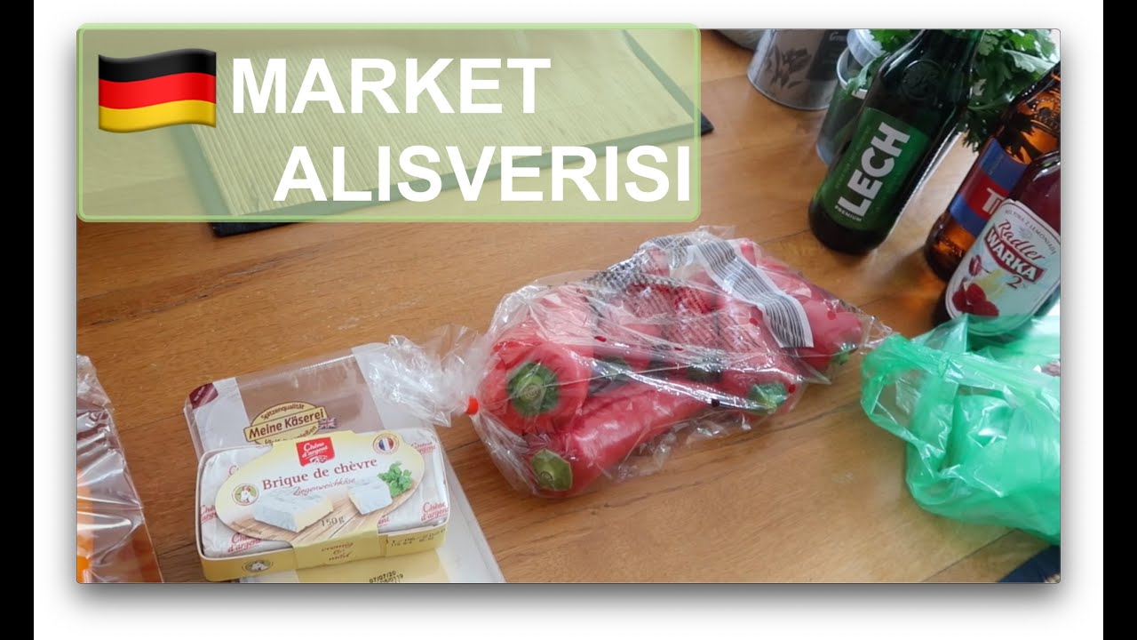 Almanyada Market Alisverisi