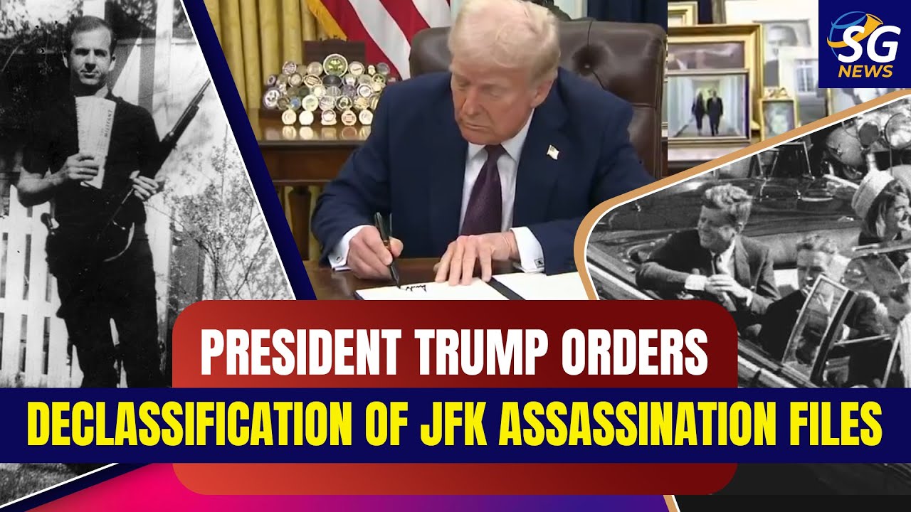 PRESIDENT TRUMP ORDERS DECLASSIFICATION OF JFK ASSASSINATION FILES | SG NEWS | TRUMP
