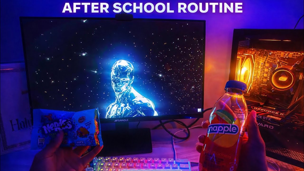 FULL AFTER SCHOOL ROUTINE OF A GAMER 🎯 (W Day)