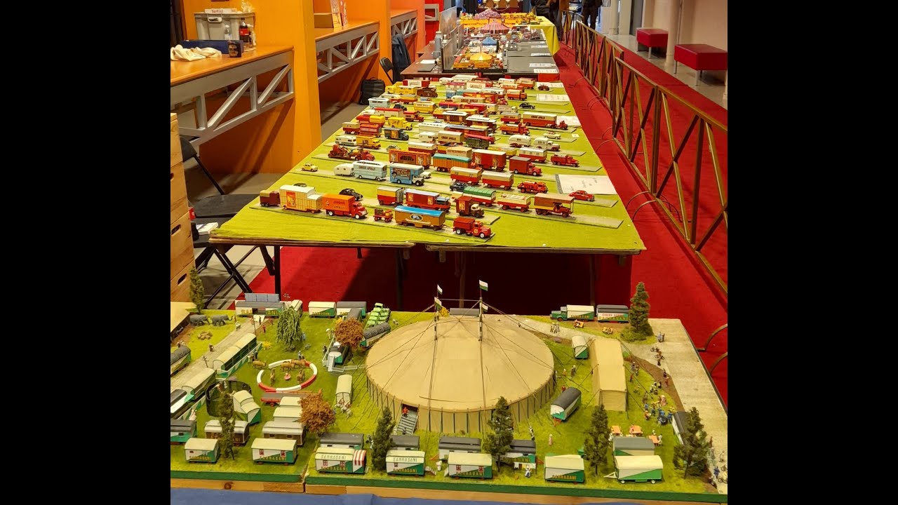 Maquettes Circus BE divers en photos Jan Van den Broeck .