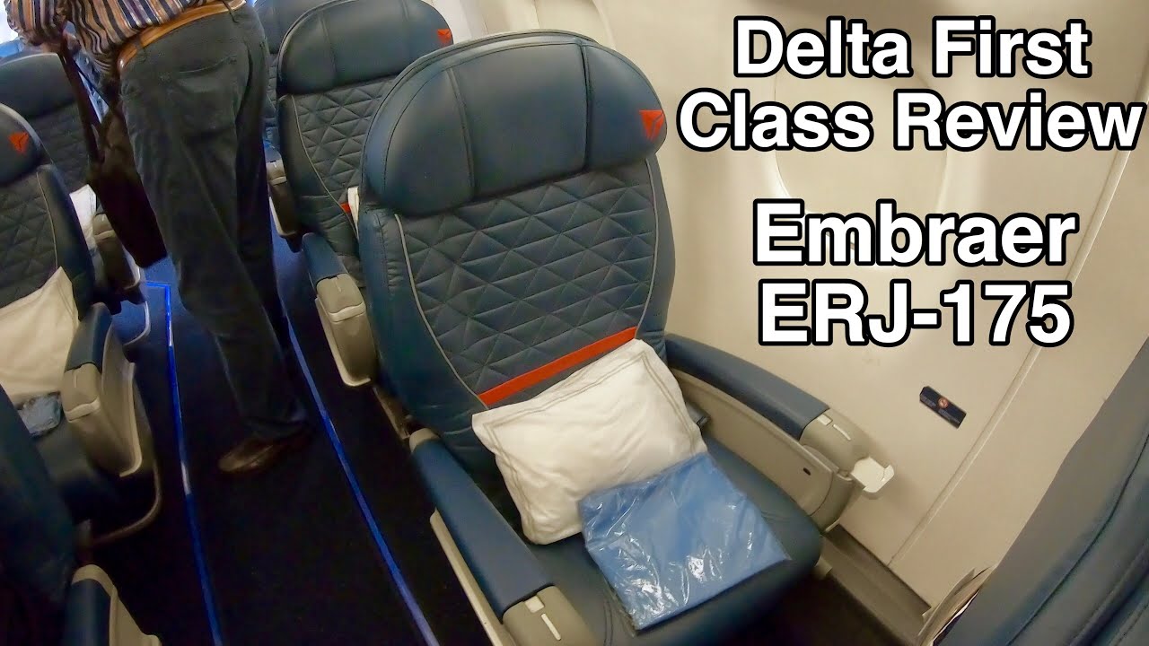 Delta Air Lines (Compass) Domestic First Class Flight Review | Embraer ERJ-175 | DFW-LAX