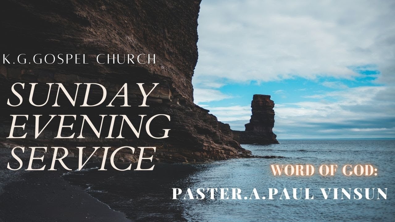 Deep Love in Jesus | Sermon by Pr.A.Paul Vinsun | Sunday Evening Service-18-July-2021.