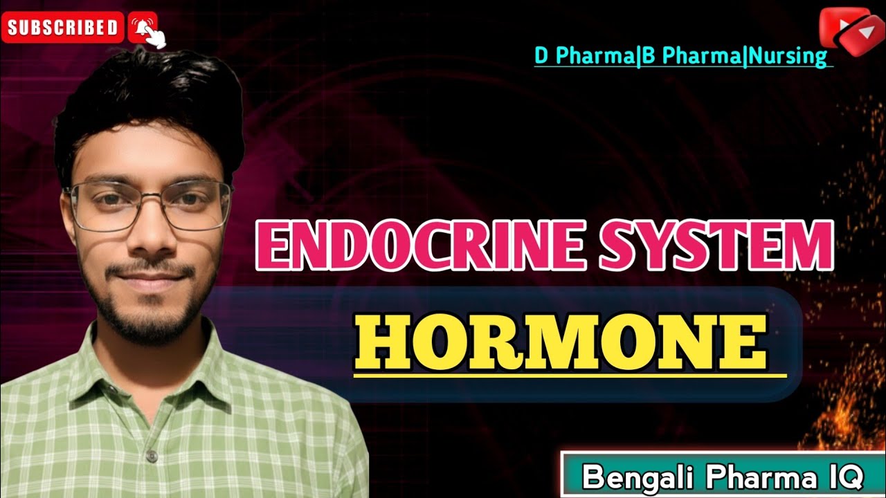 🔴 Endocrine System|Part 1|Glands & Hormone|In Bengali