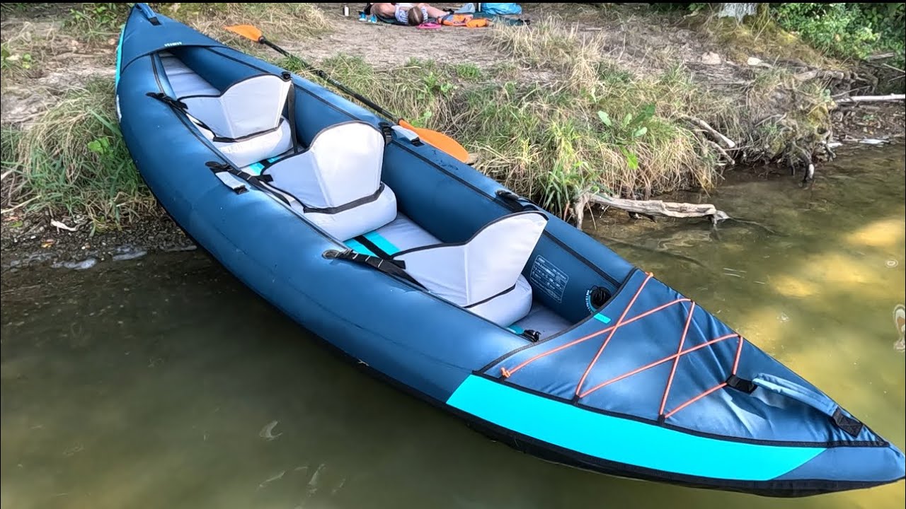 Decathlon Kajak Itiwit X100 3P, první rodinná plavba na našem novém kajaku (Kája)