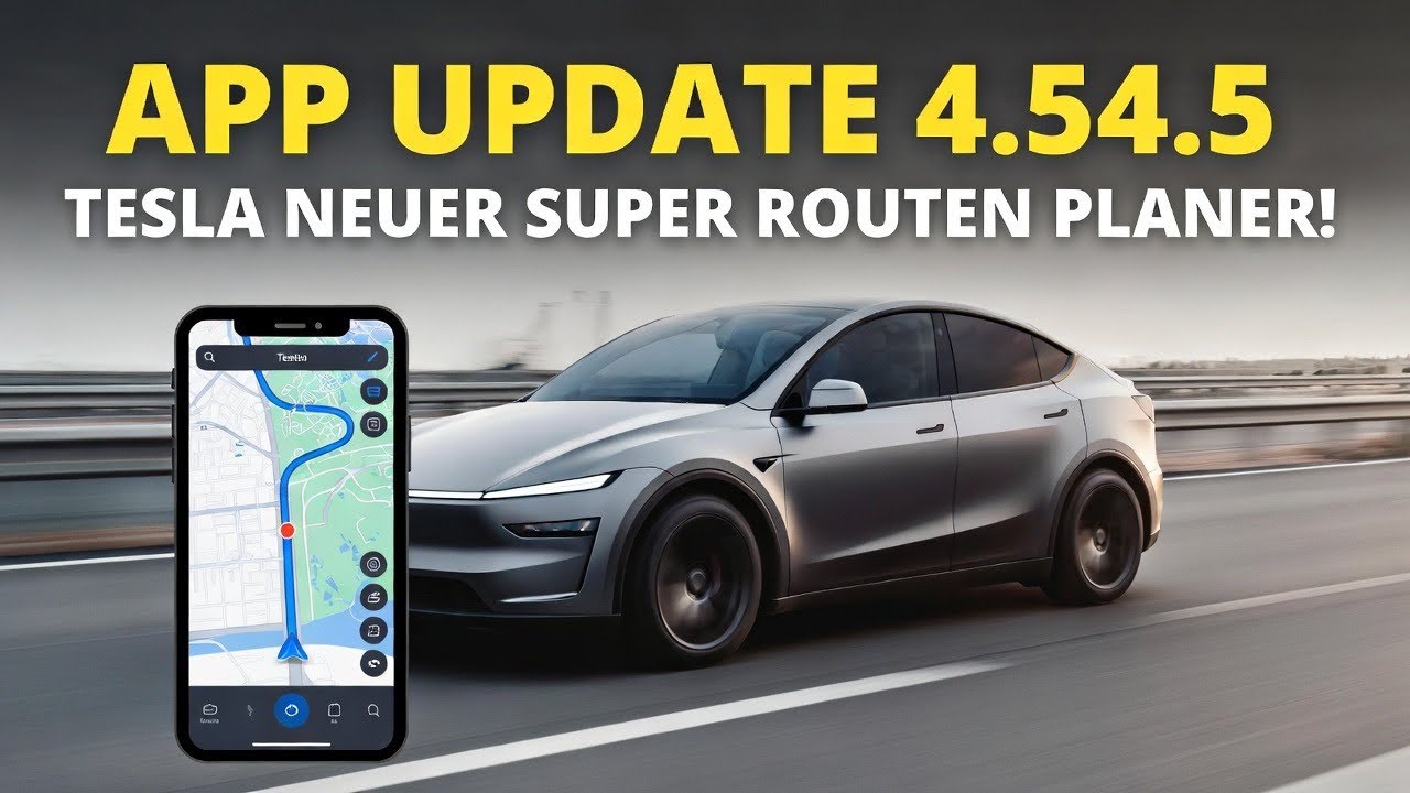 Unglaubliche Neuigkeiten: Tesla App Update 4.54.5: Neuer Mega Routenplaner kommt! Model Y Top  10