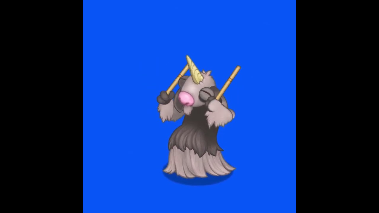 Tapricorn Blue Screen [Psychic Island] | My Singing Monsters