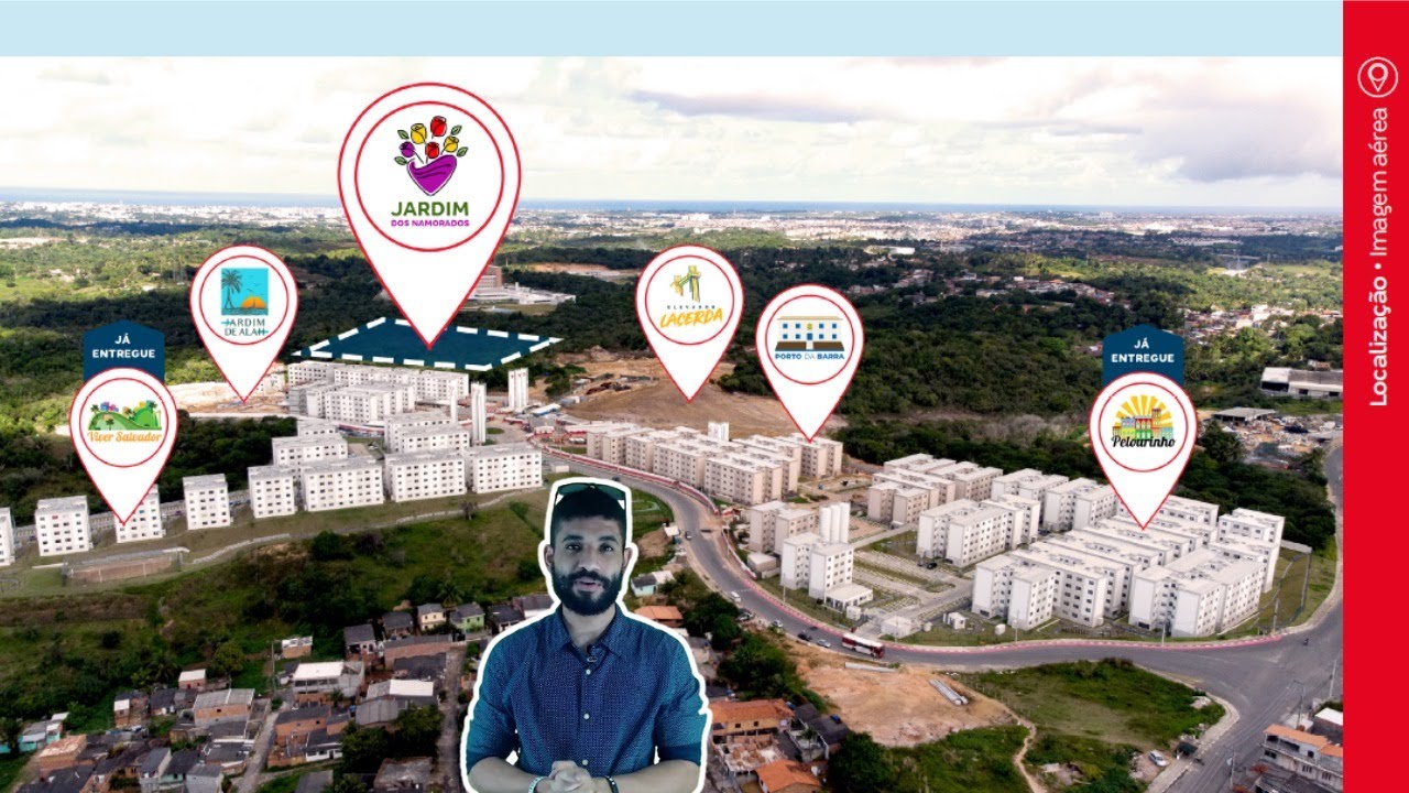 Localização Apartamentos TENDA Jardim do Namorados Salvador/BA 📲 71991953257