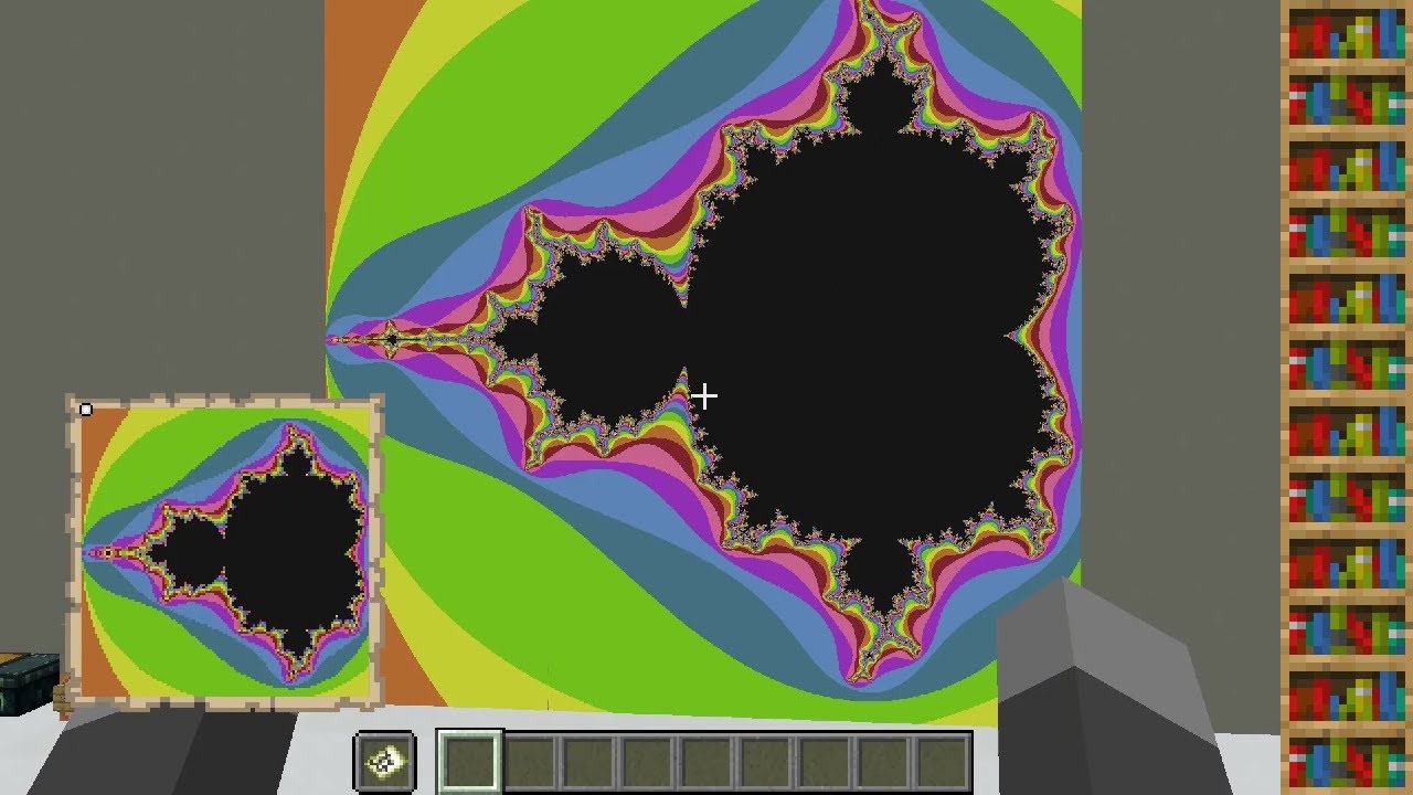 Mandelbrot Set in Minecraft - Maximum Map Size (2048x2048)