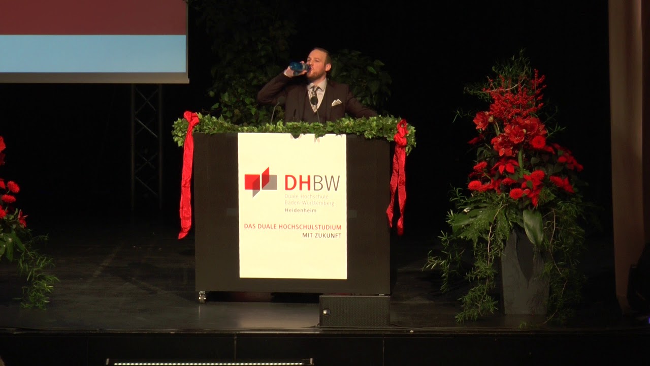 Bachelor Absolventenrede (DHBW) – Wir sind die Geilsten – Matthias Klein