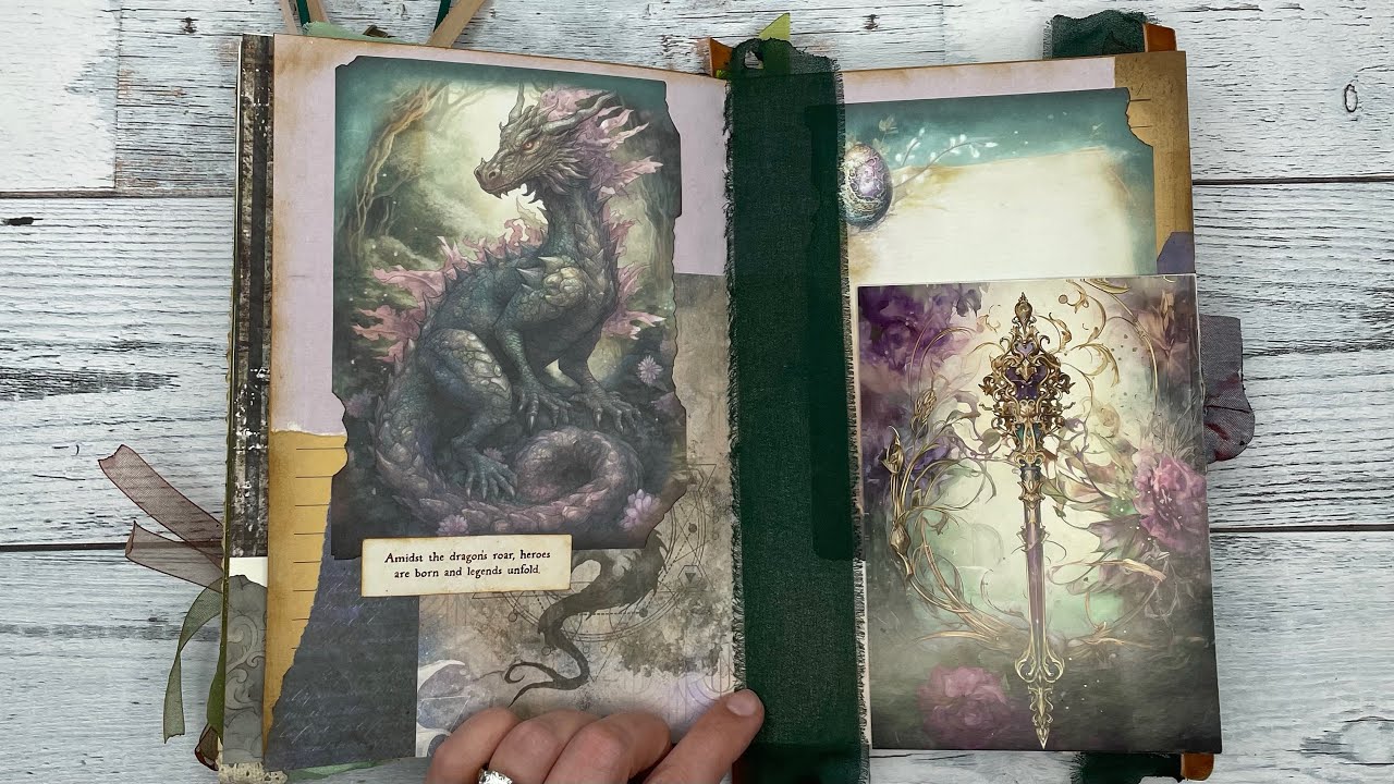 Dragon Fantasy Junk Journal