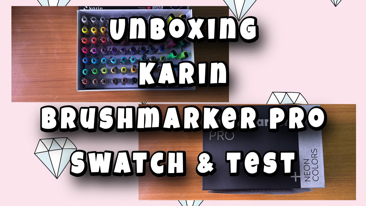 Coloring Diary EP. 4 / Karin Brushmarker PRO Unboxing, Swatching & Testing